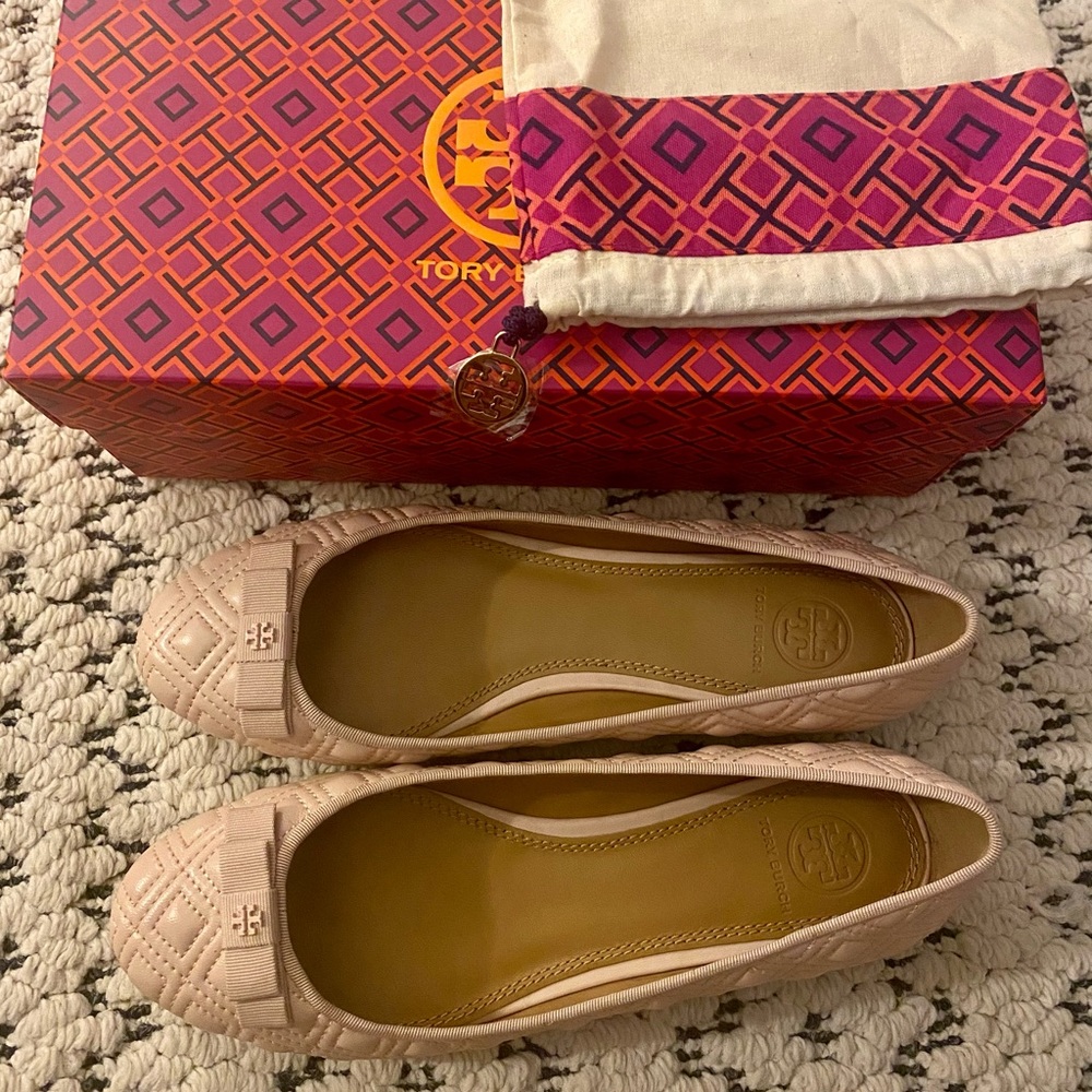 Tory Burch Seashell Pink Ballet Flat